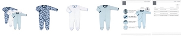 The Peanutshell Baby Boys Dinos and Dots 3 Pack Sleepers